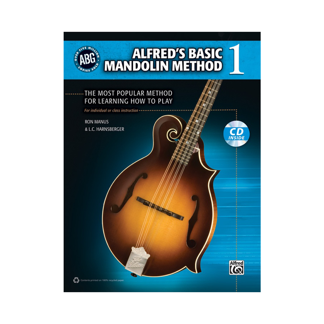Metodo base per mandolino di Alfreds 1 libro e CD