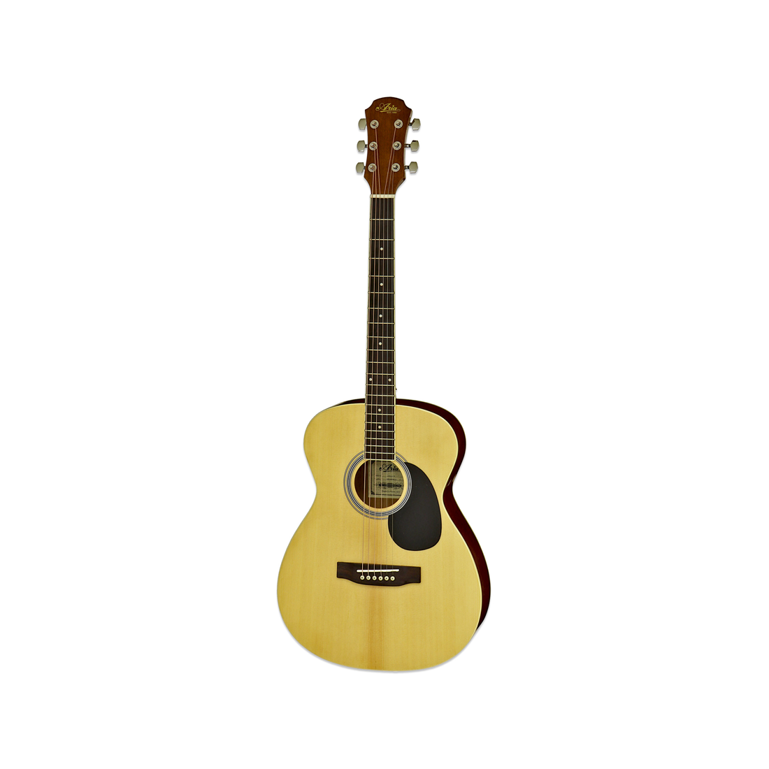 Aria FN-15 Left Handed Folk Acoustic Guitar Natural