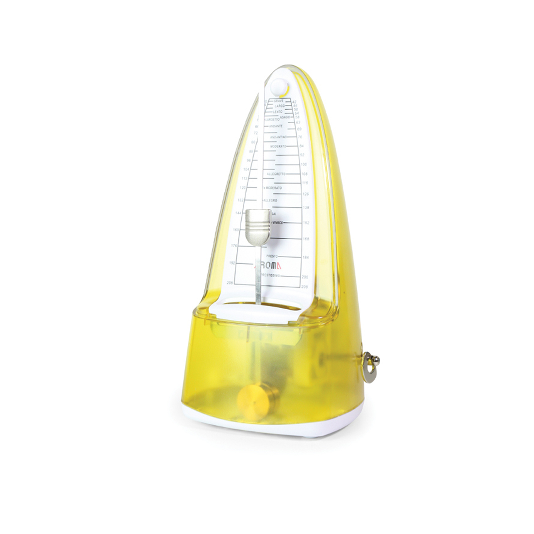 Aroma AM706 Metronomo meccanico giallo