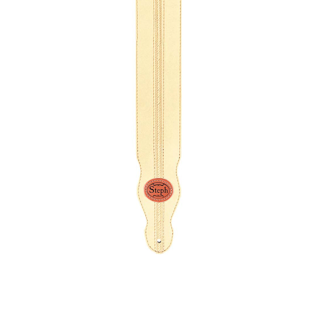 Steph BCH-904 Tan Nubuck Leather Top, Suede Back Guitar Strap