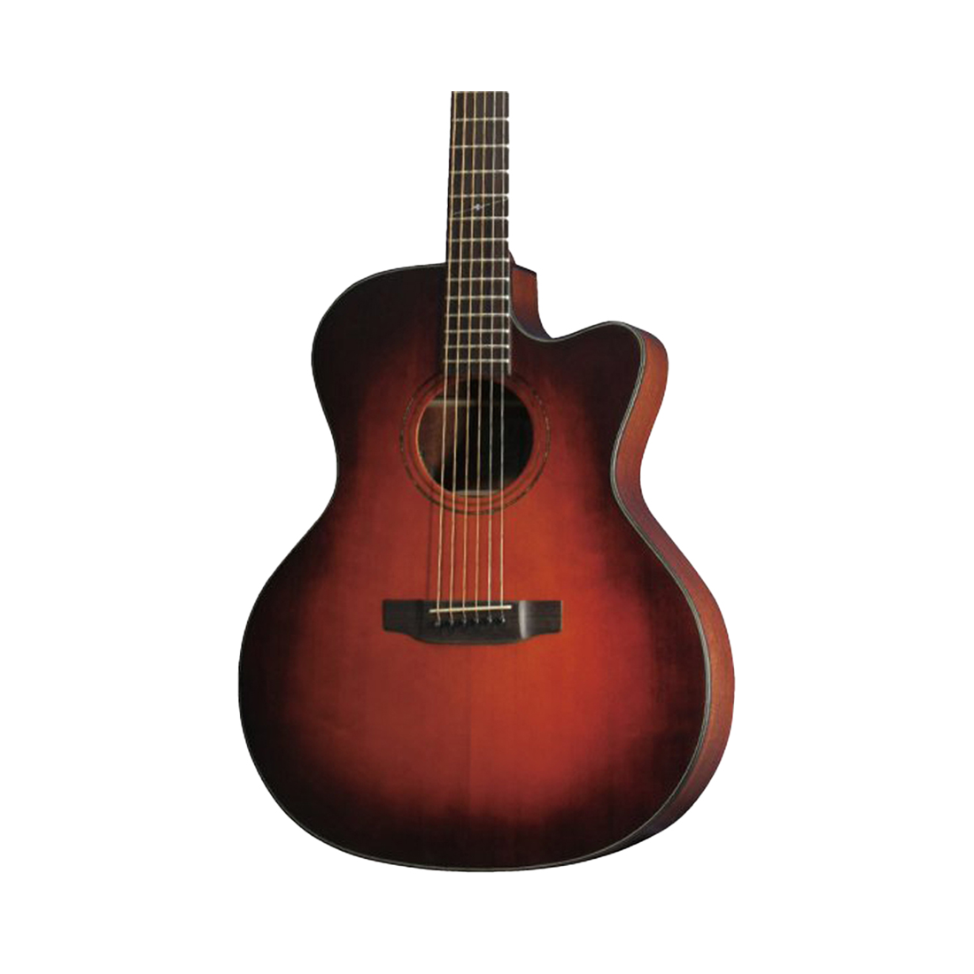 K.Yairi BLL-55CEVS Acoustic Electric Guitar with Cutaway, Solid Spruce Top, Sapele Laminate Back and Sides, VS - Vintage Sunburst