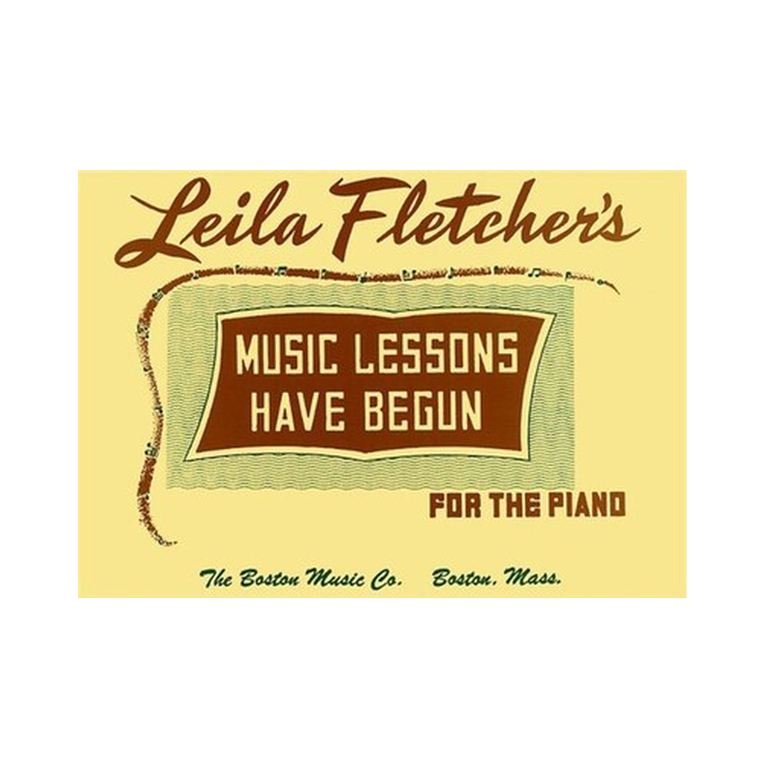 Liela Fletcher Music Lessons Have Begun For The Piano Book