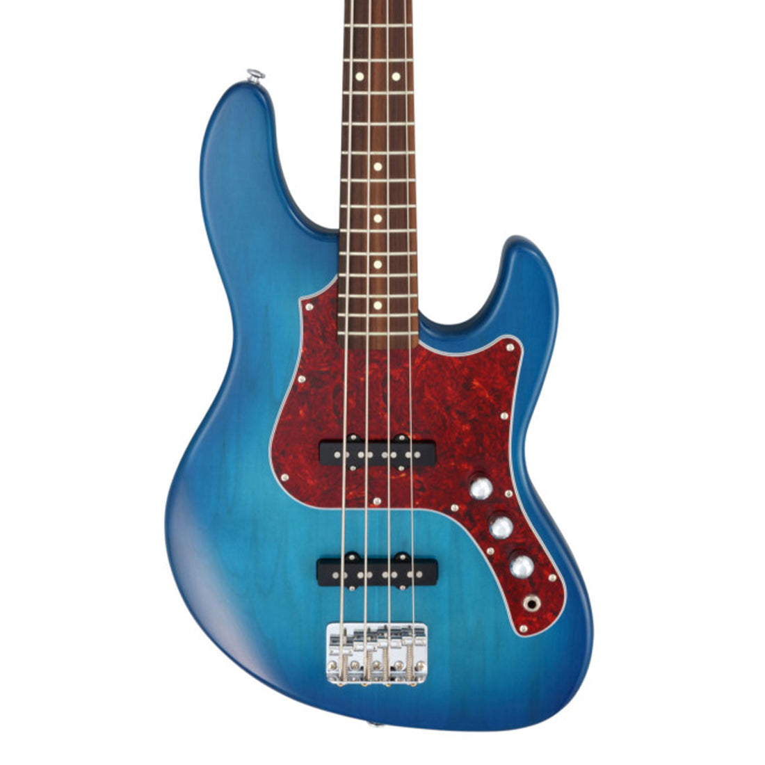 FGN BMJ2-R/TBS Mighty Jazz Transparent Blue Sunburst Electric Bass Including Gig Bag