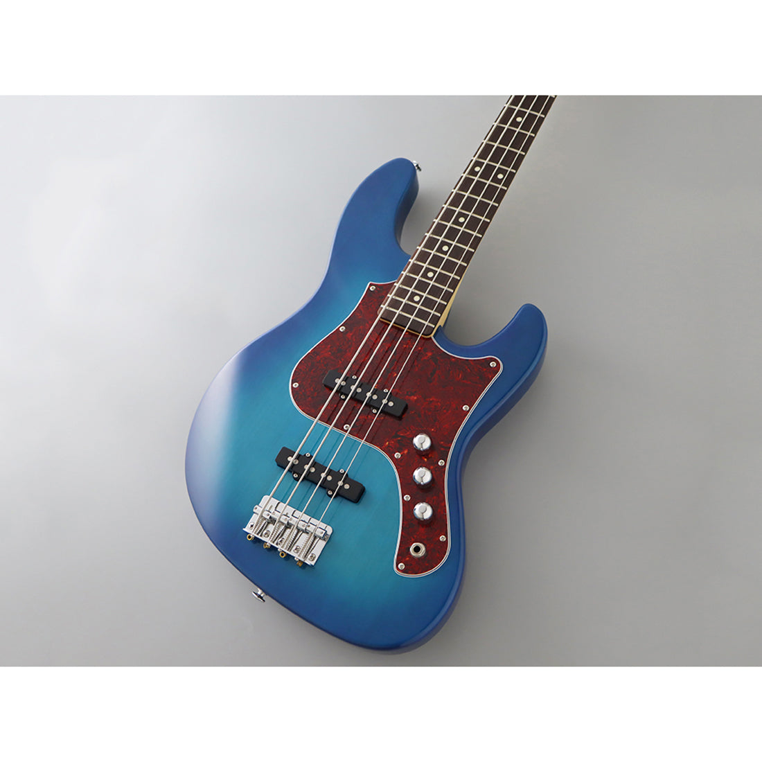 FGN BMJ2-R/TBS Mighty Jazz Transparent Blue Sunburst Electric Bass Including Gig Bag