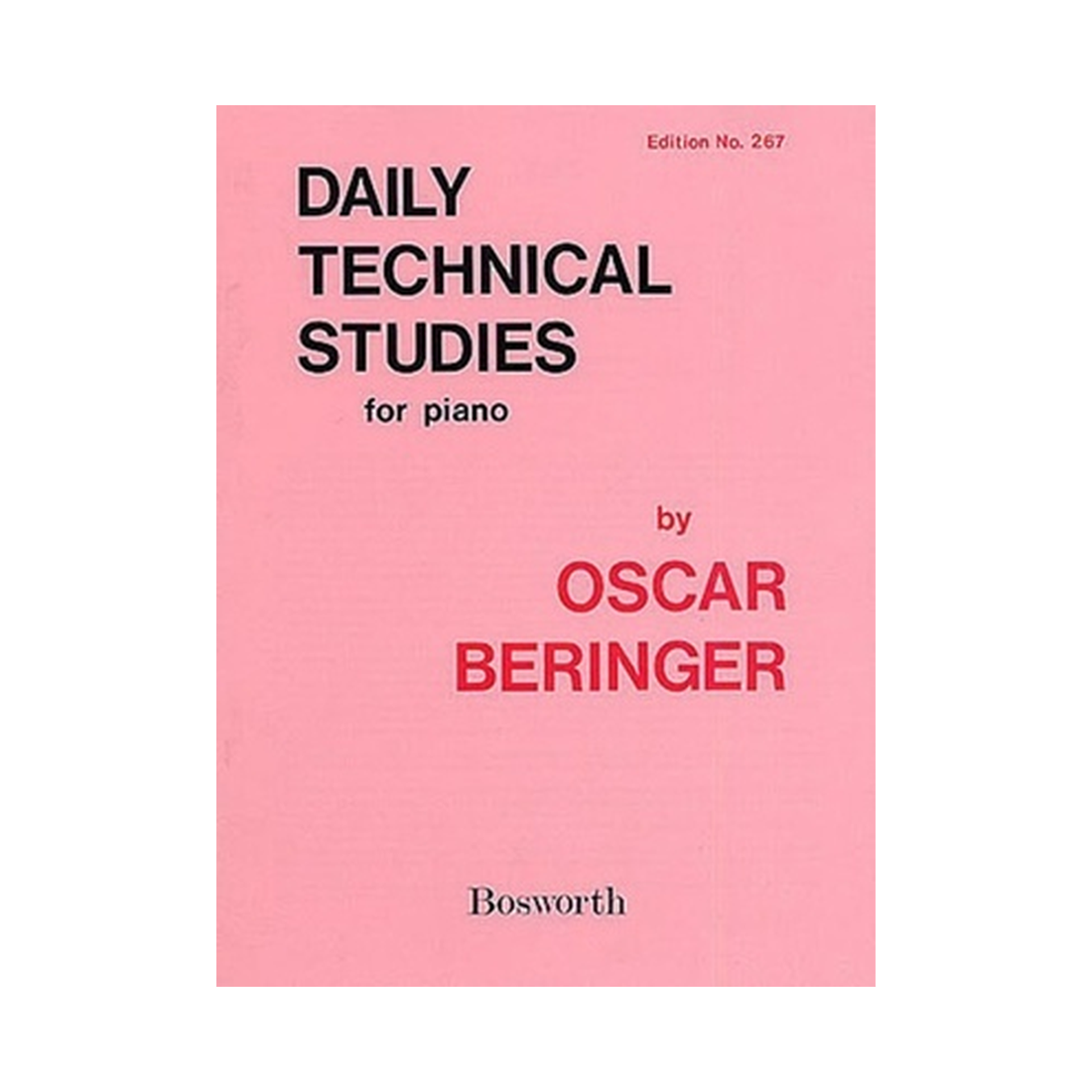 Daily Technical Studies for Piano