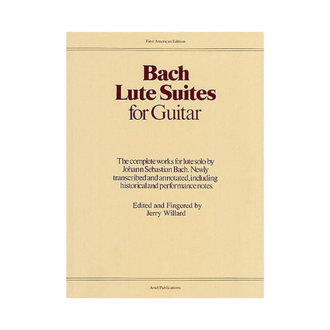 Bach Lute Suites for Guitar