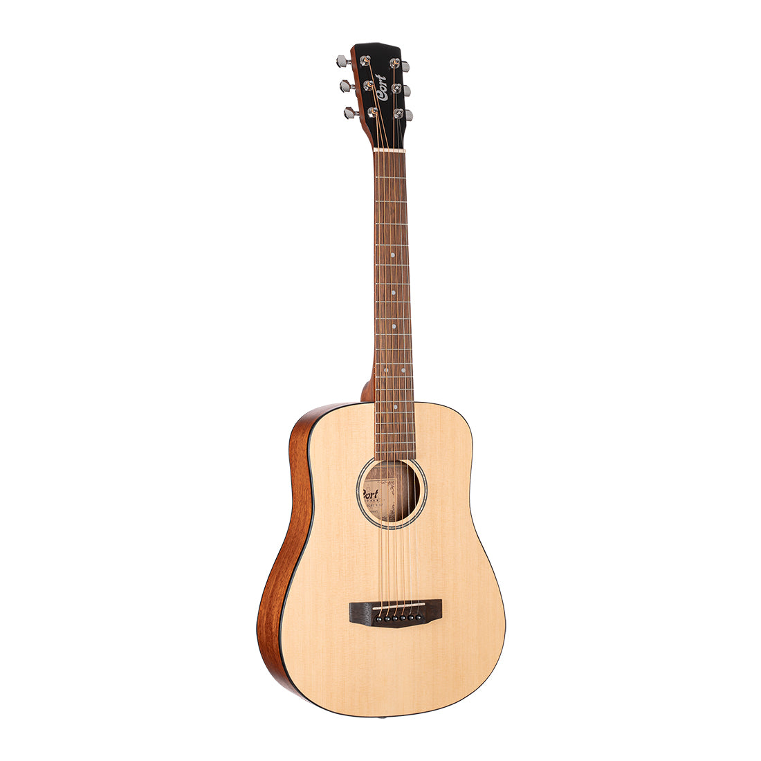 Cort AD Mini Open Pore Dreadnought Acoustic Guitar with Bag