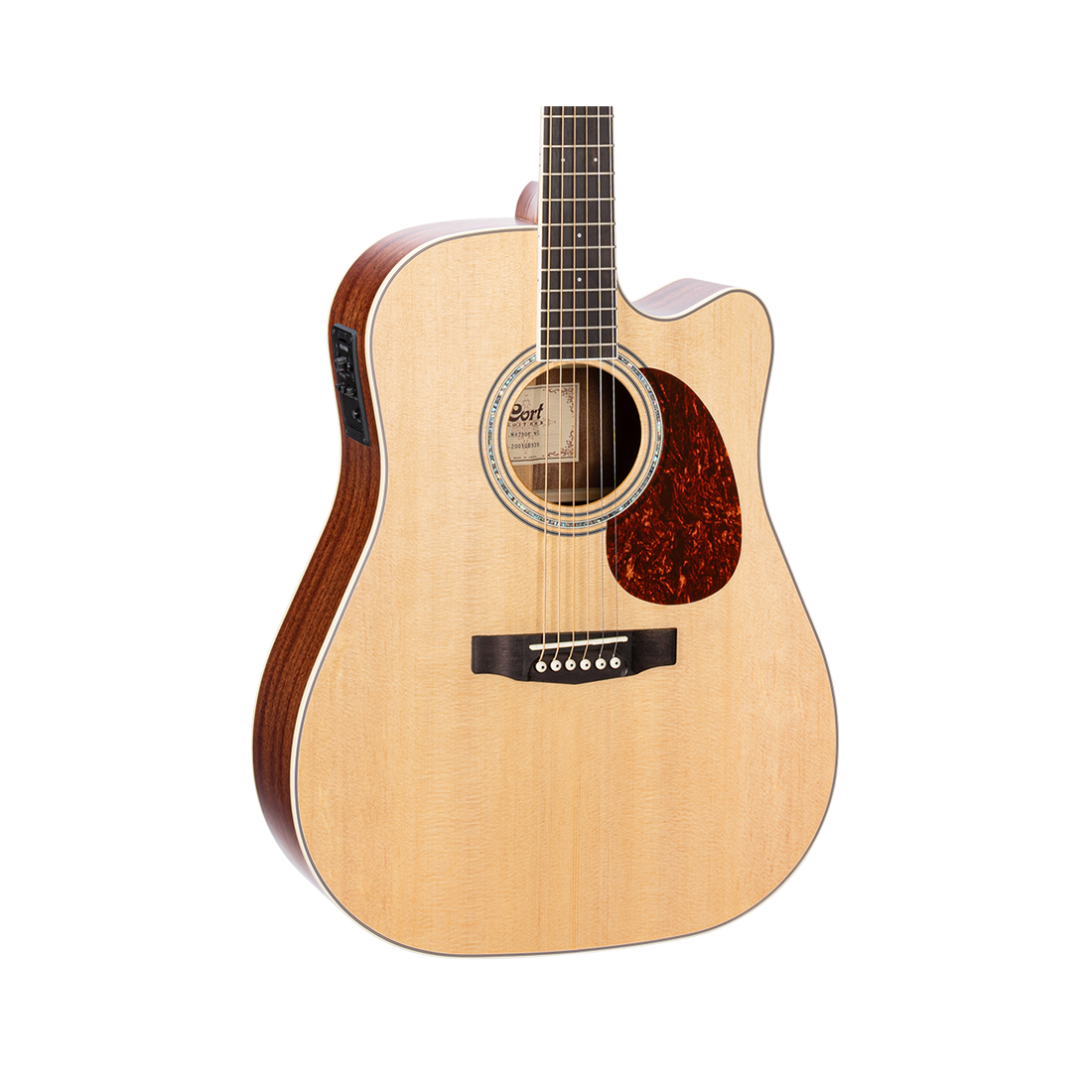 Chitarra acustica elettrica Cort MR710F Natural Satin Dreadnought Cutaway