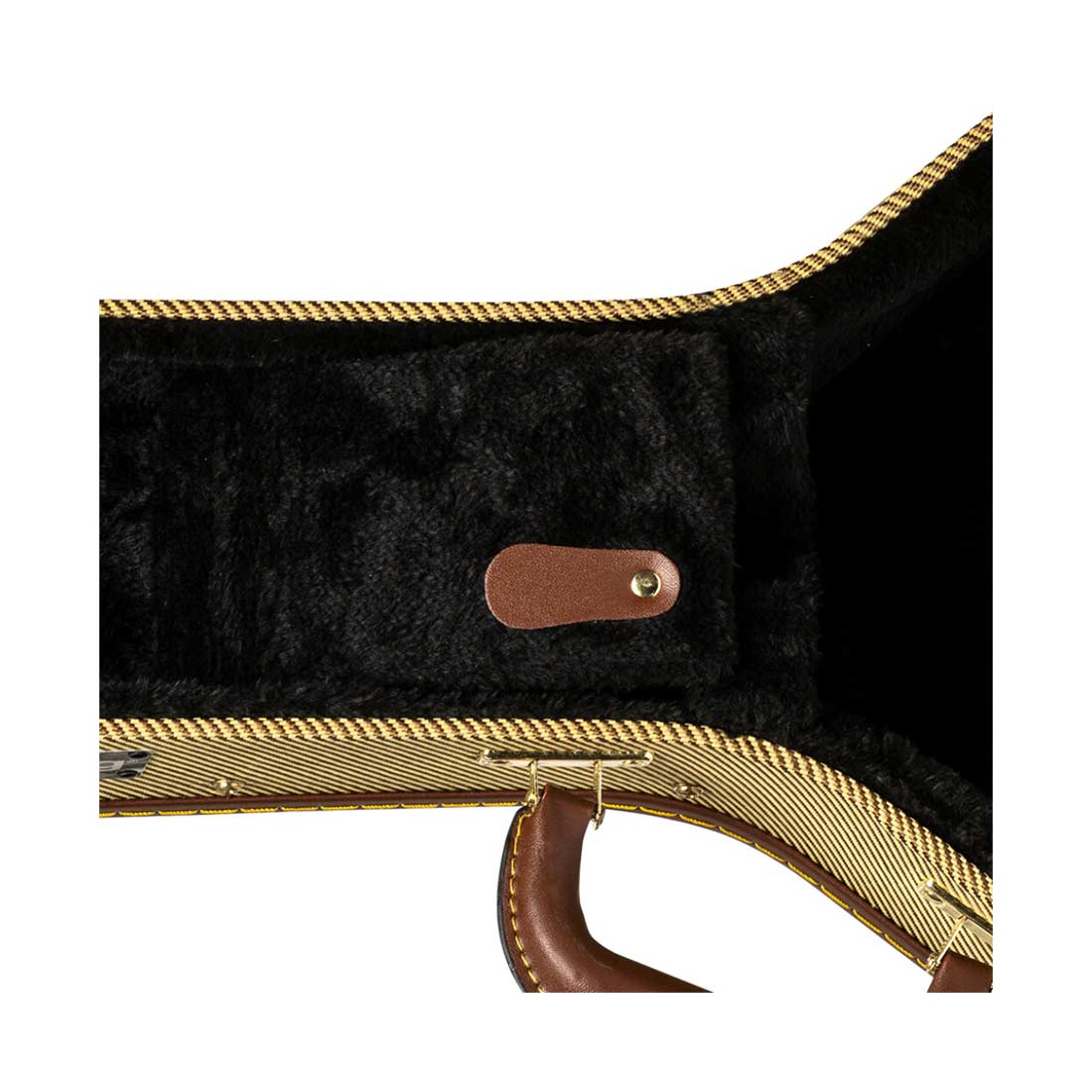 Stagg GCX-UKT-GD Gold Tweed Plush Lined Tenor Ukulele Case