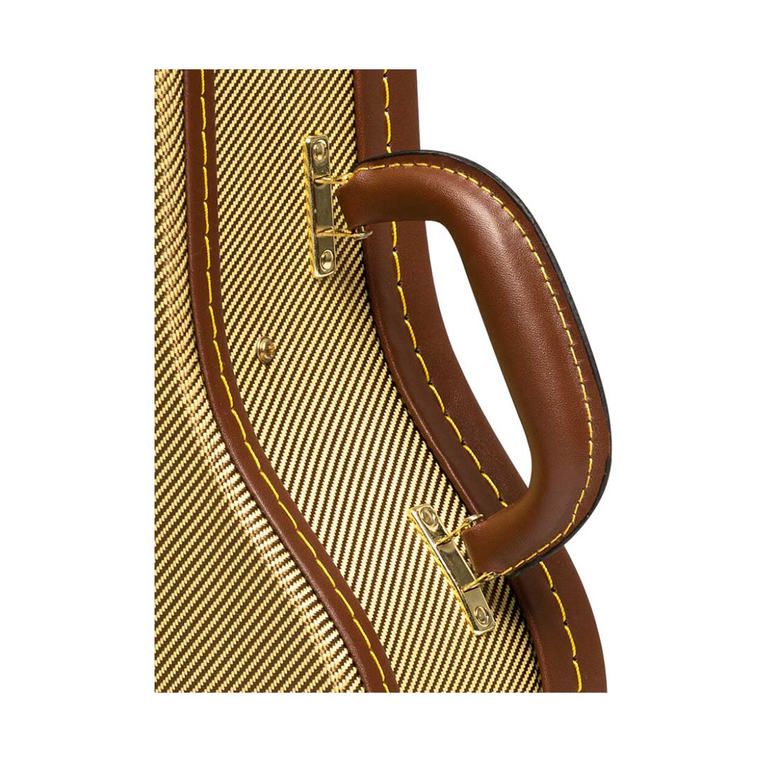 Stagg GCX-UKT-GD Gold Tweed Plush Lined Tenor Ukulele Case