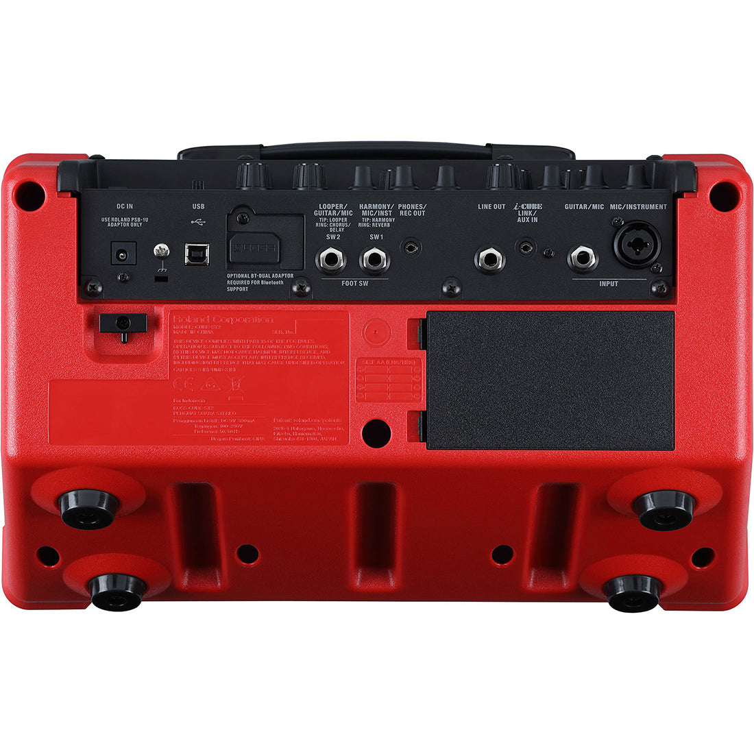 Boss Cube Street II Battery Stereo Amplifier RED