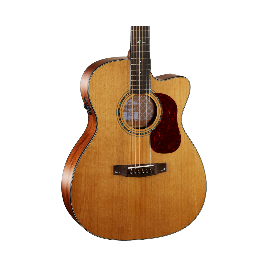 Cort GOLD OC6 NS Dreadnought Acoustic/Electric Guitar with Bag'