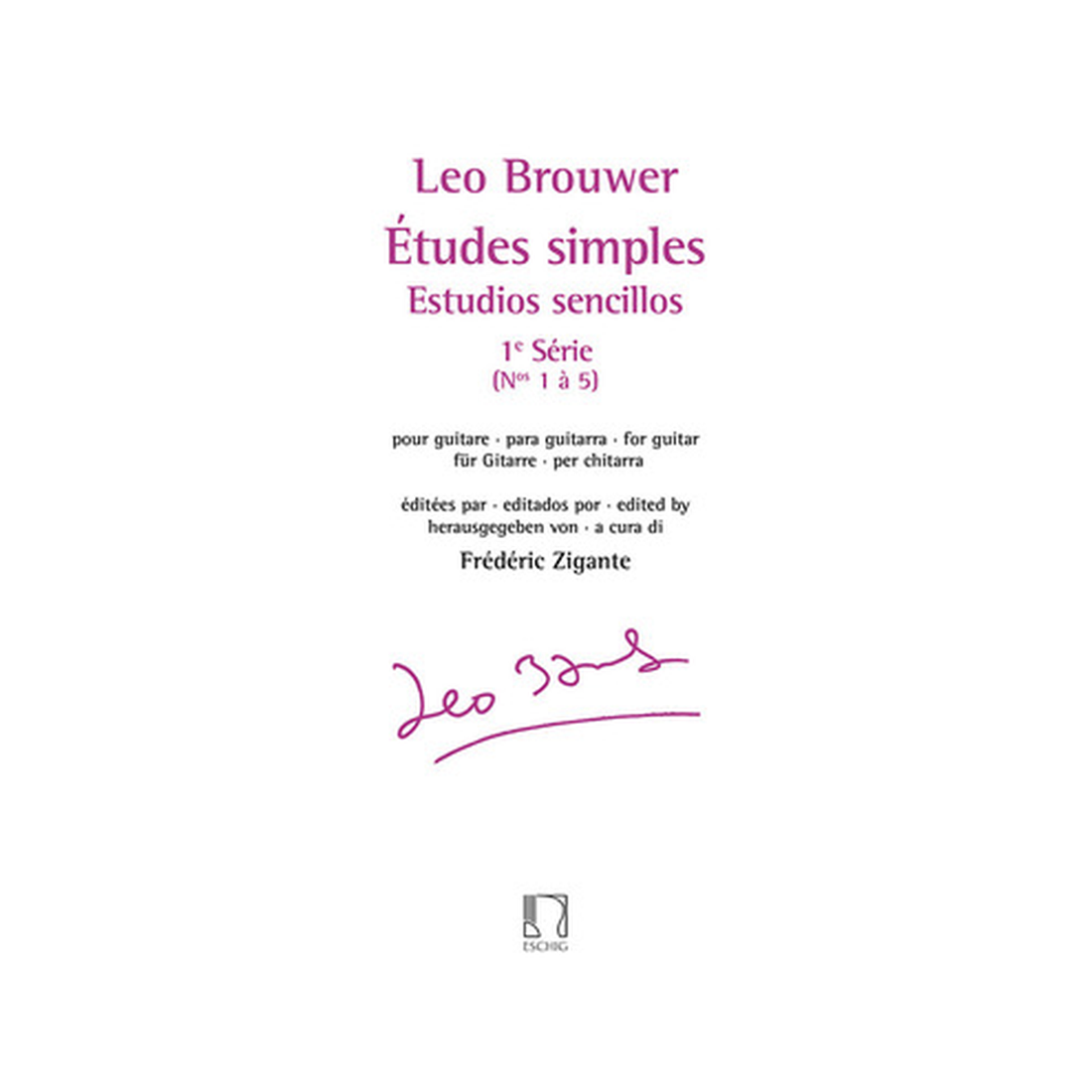 Etudes Simples - Vol. 1 Nos. 1-5