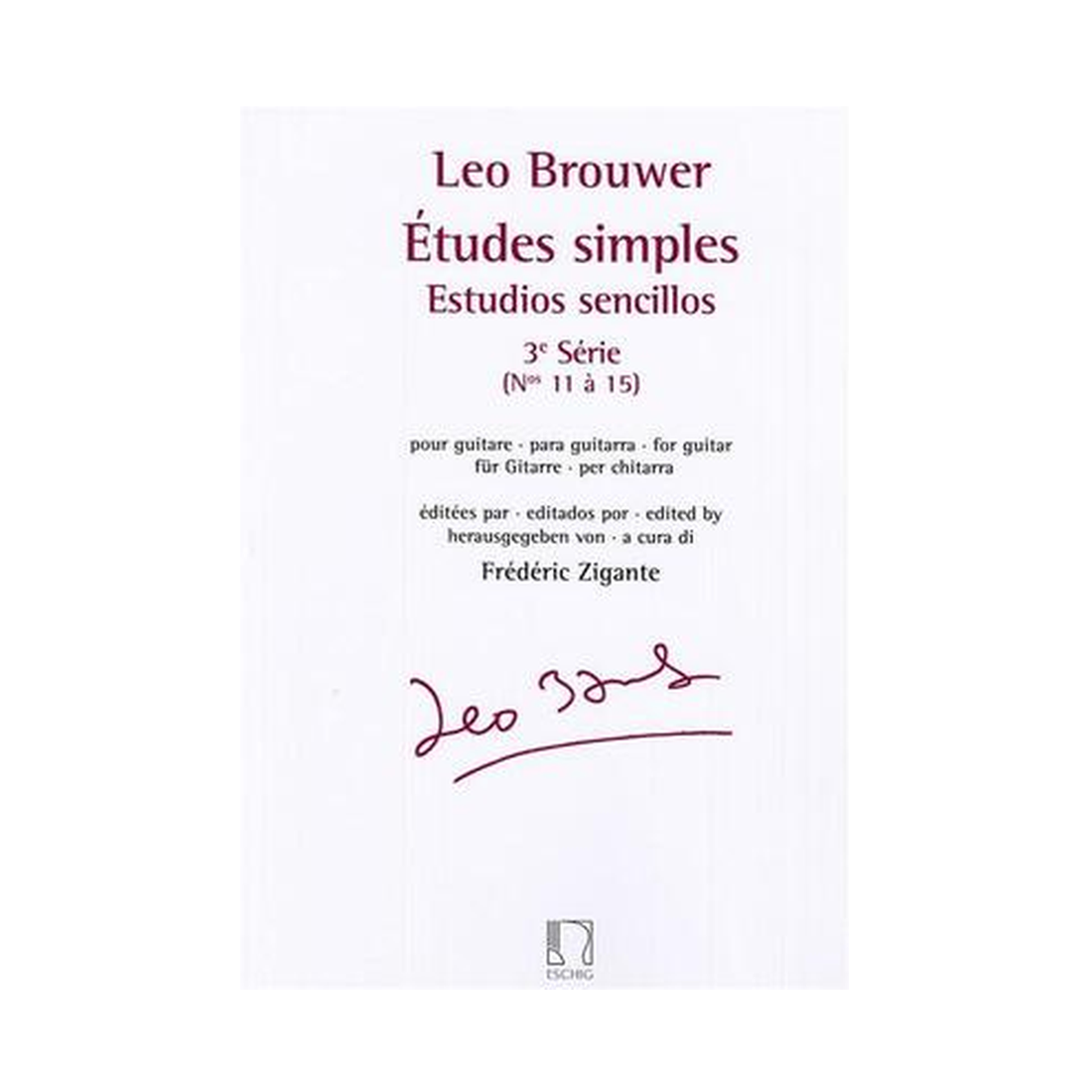 Etudes Simples - Vol. 3 Nos. 11-15