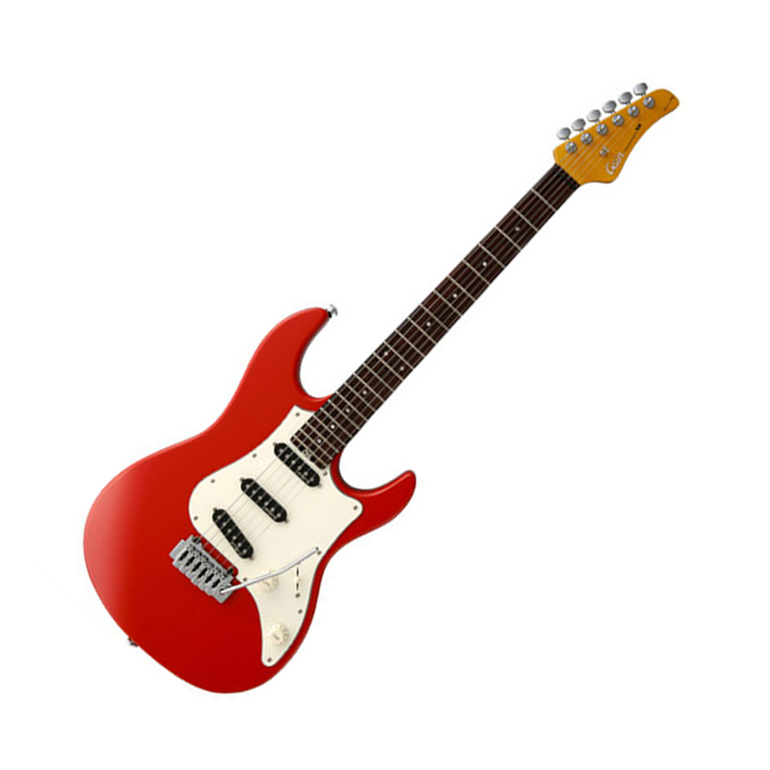 Chitarra elettrica GAIN Deluxe OS Odyssey Fiesta Red con custodia morbida