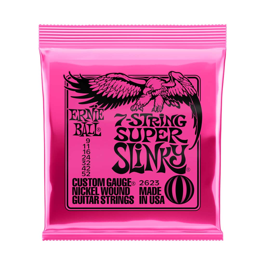 Ernie Ball Super Slinky 7 Strings Guitar