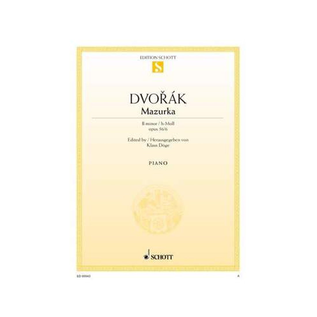 Mazurka in B minor Op. 56 No. 6