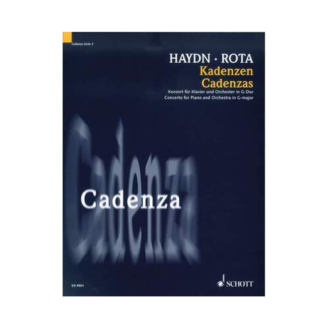 Cadenzas to Haydn Concerto in G Major Hob. XVIII:4