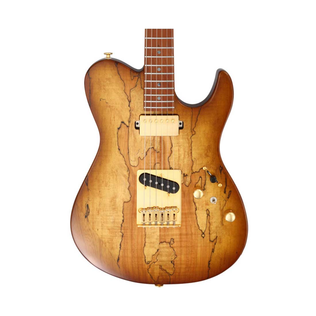 FGN EIL-EW1-HS-RM/HCB Hojicha Burst Electric Guitar with Hard Case