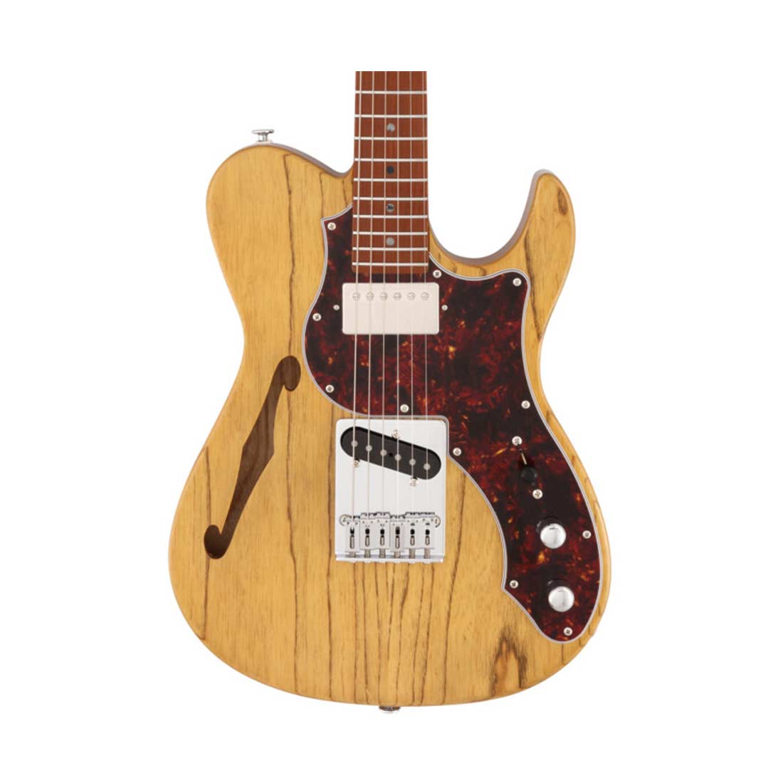 FGN EILT-ASH-HS-RM/VNT Vintage Natural Thinline Electric Guitar with Hard Case