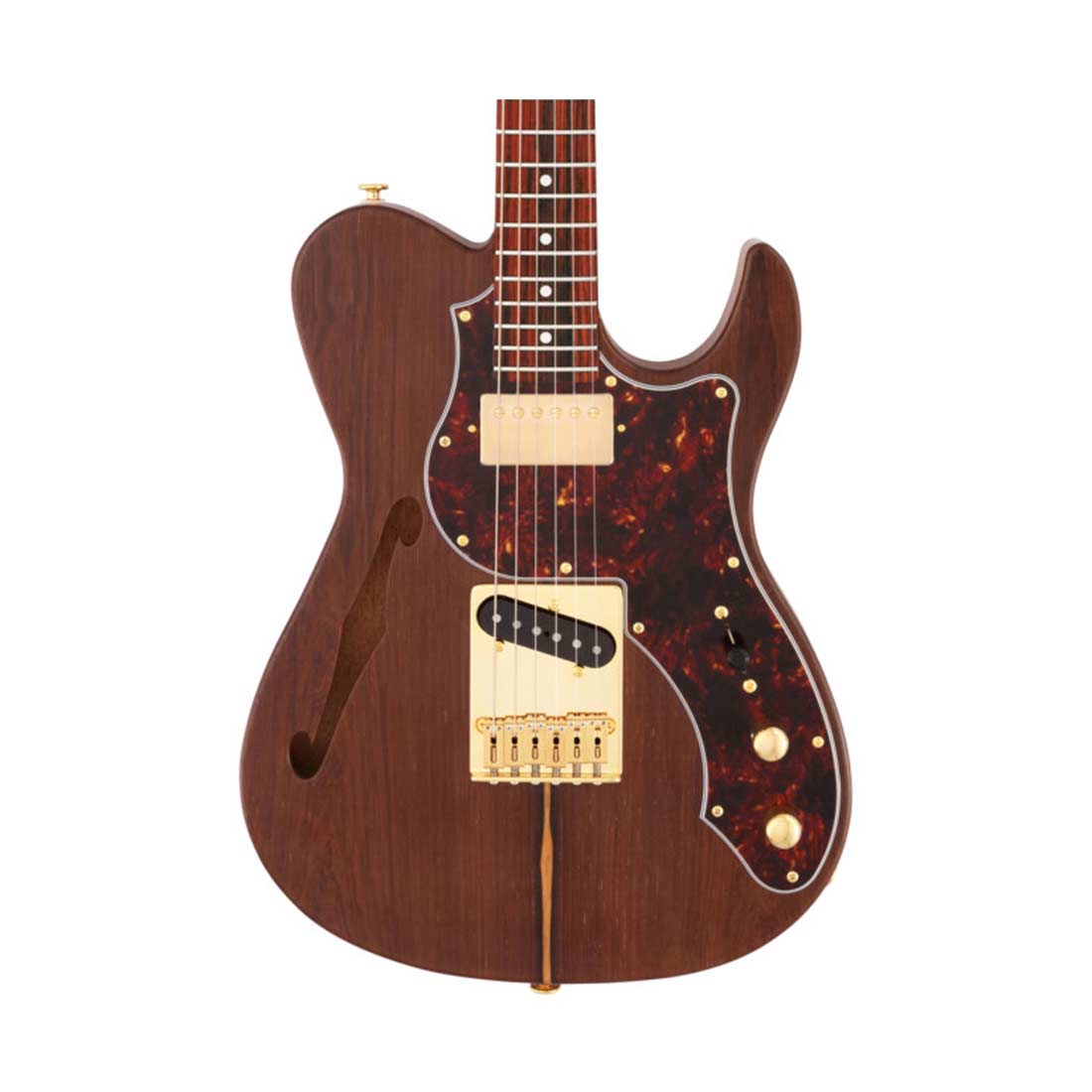 FGN EILT-EW3-HS-MR/NTF Natural Flat Thinline Electric Guitar with Hard Case