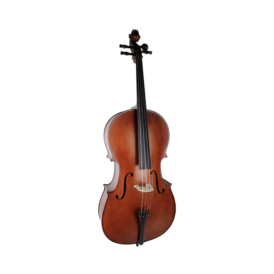 Ernst Keller CB300E Series 4/4 Size Cello Outfit All Solid in Matt Finish Includes Carrying Bag and Bow