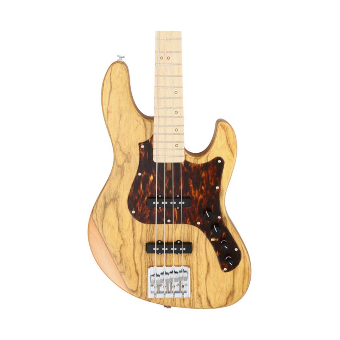 FGN EMJ2-ASHAL-M/VNT Expert Mighty Jazz Vintage Natural  Bass Guitar Including Hardcase