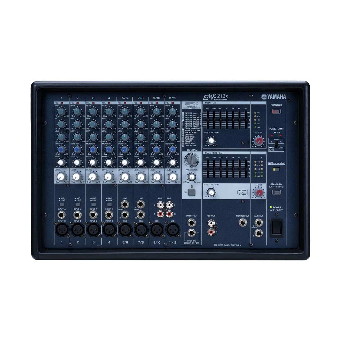 Mixer Yamaha Powered Emx212s 2x200w
