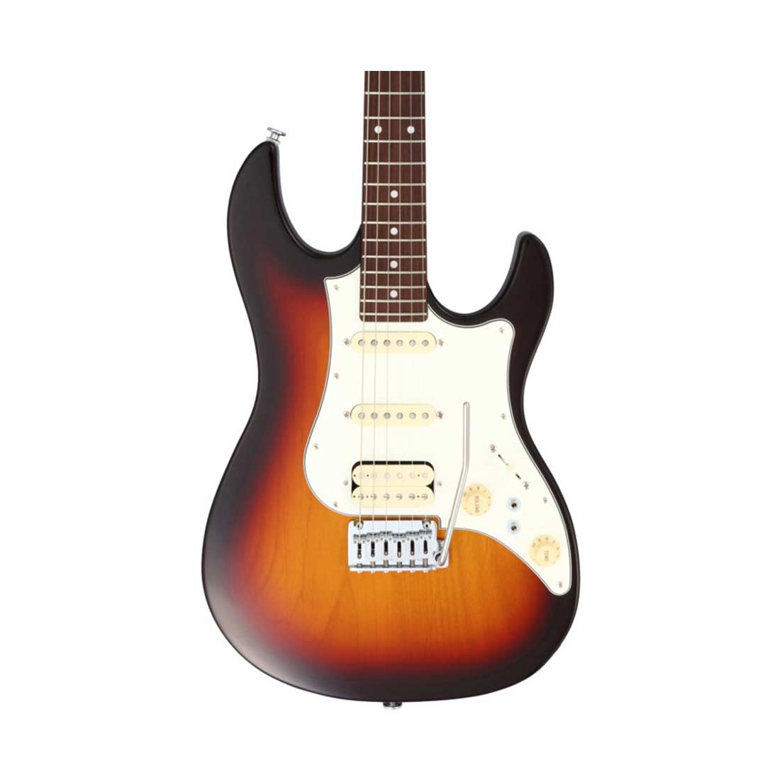 FGN EOS2-AL-R/VSB Vintage Sunburst Odyssey Electric Guitar with Hard Case