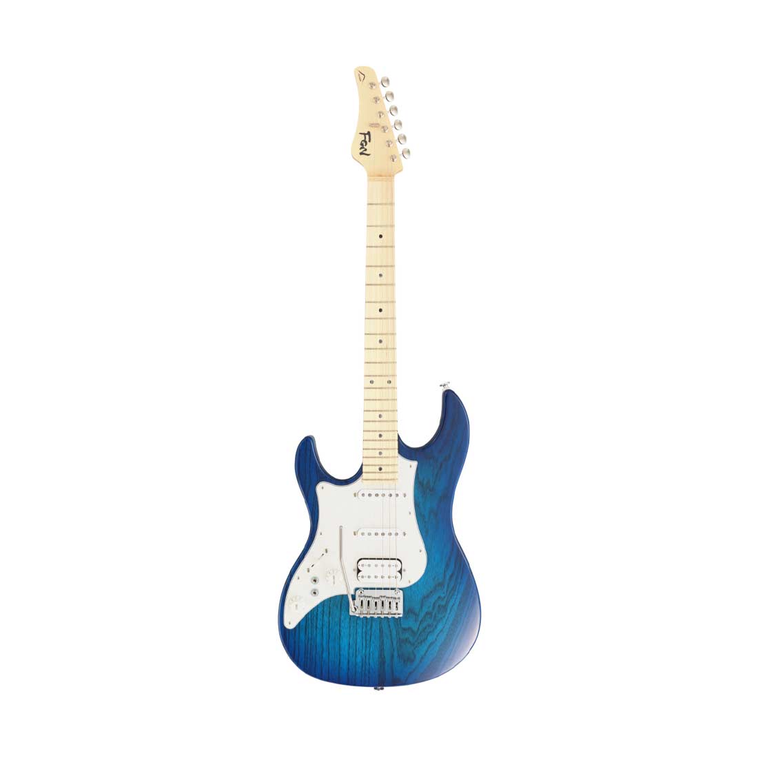 FGN EOS2-ASH-ML/SBB Left-Handed Blue Burst Odyssey Electric Guitar with Hard Case