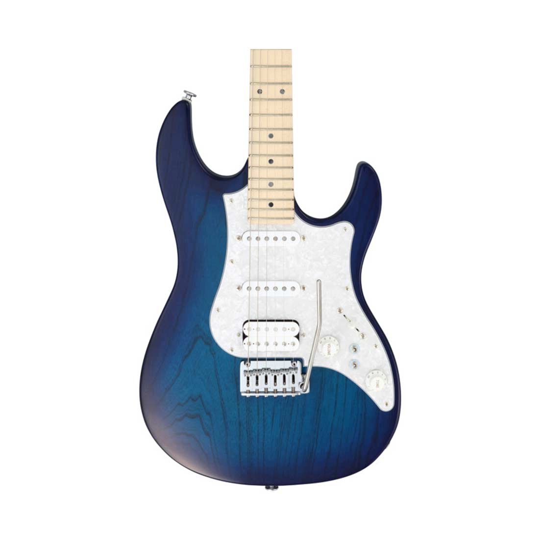 FGN EOS2-ASH-M/SBB Blue Burst Odyssey Electric Guitar with Hard Case