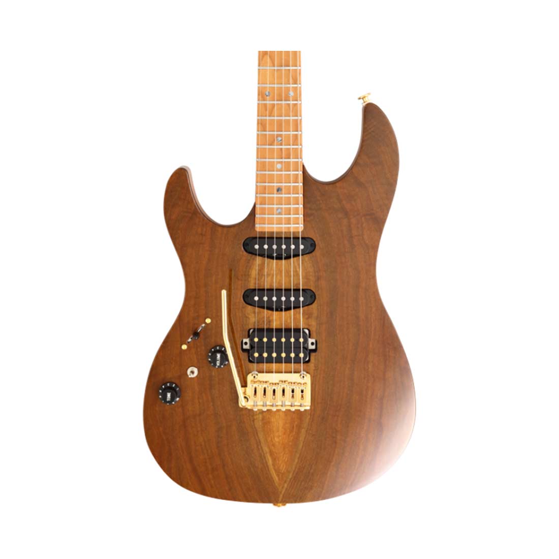 FGN EOS2-DU-EW2-RML/VNT Left-Handed Vintage Natural Odyssey Electric Guitar with Hard Case
