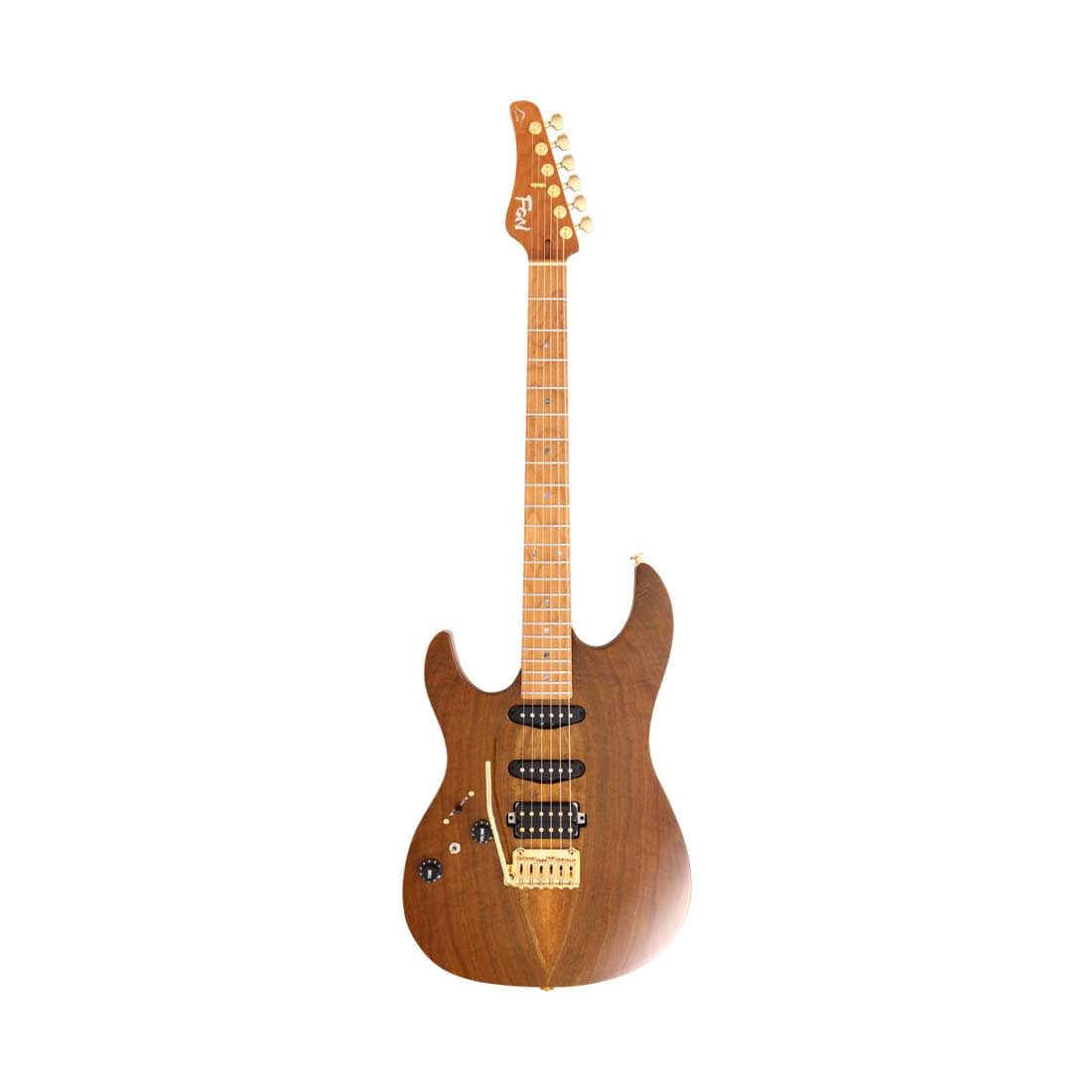 FGN EOS2-DU-EW2-RML/VNT Left-Handed Vintage Natural Odyssey Electric Guitar with Hard Case