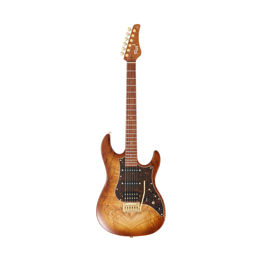 FGN EOS2-EW1-RM/HCB Hojicha Burst Odyssey Electric Guitar with Hard Case