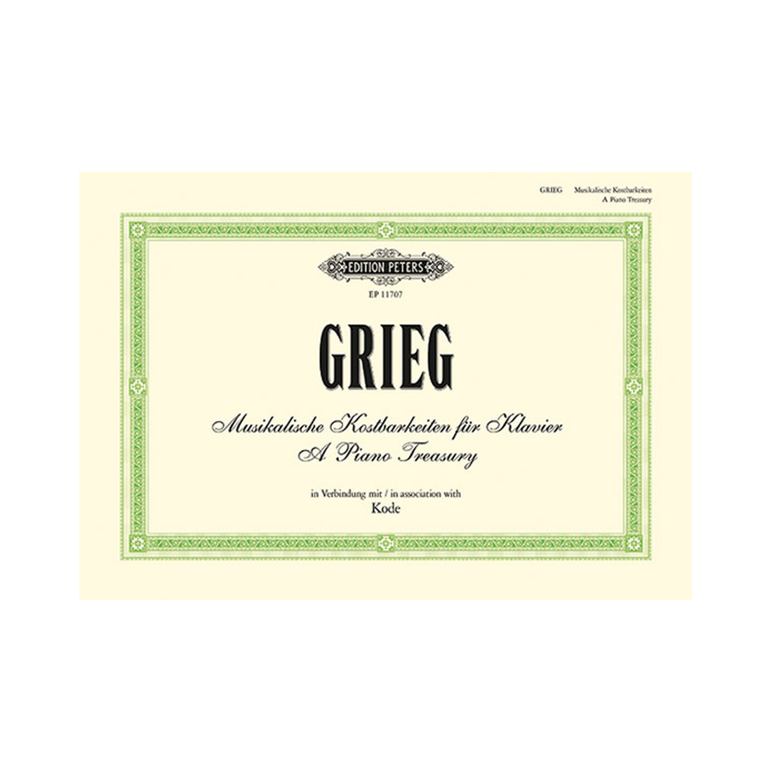 Grieg - A Piano Treasury