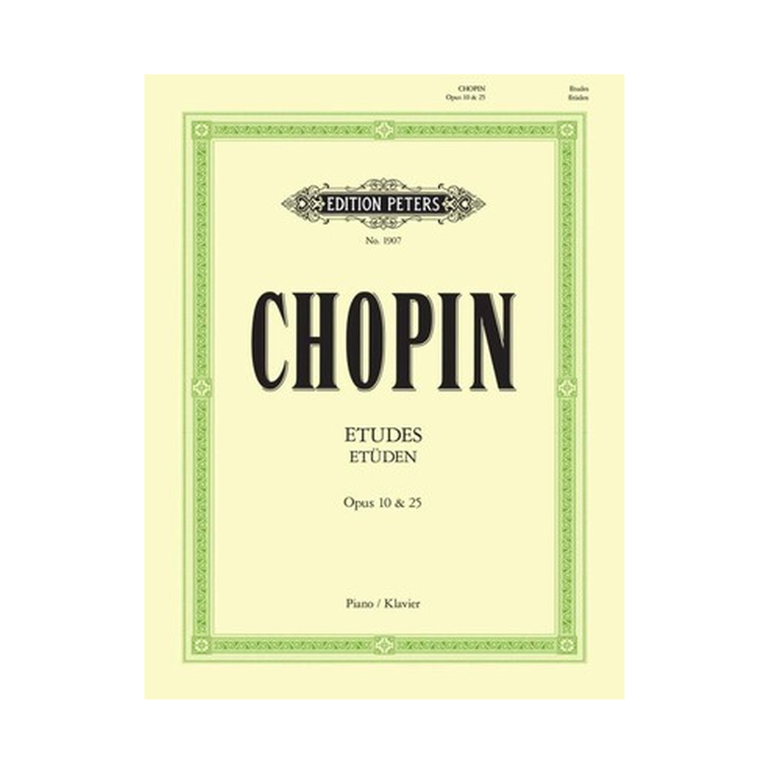 Etudes Op. 10 Op. 25