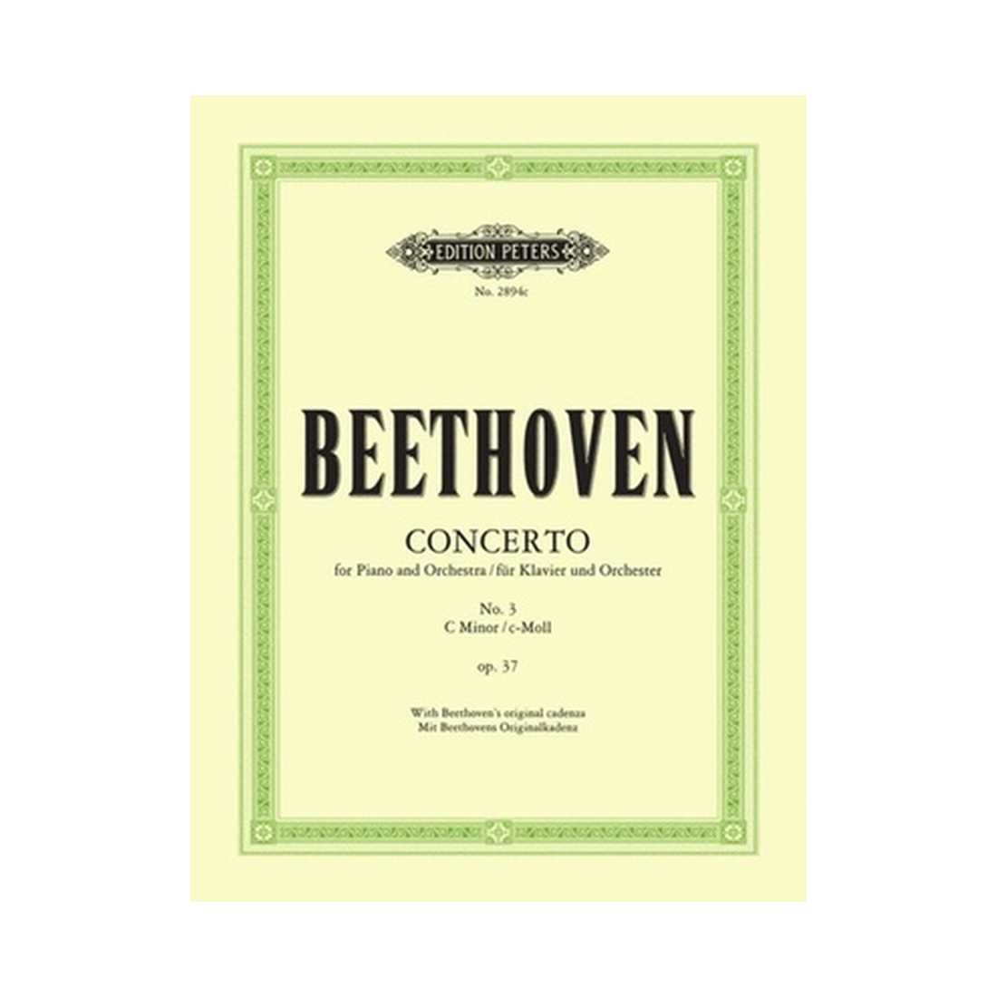 Concerto No. 3 in C minor Op. 37