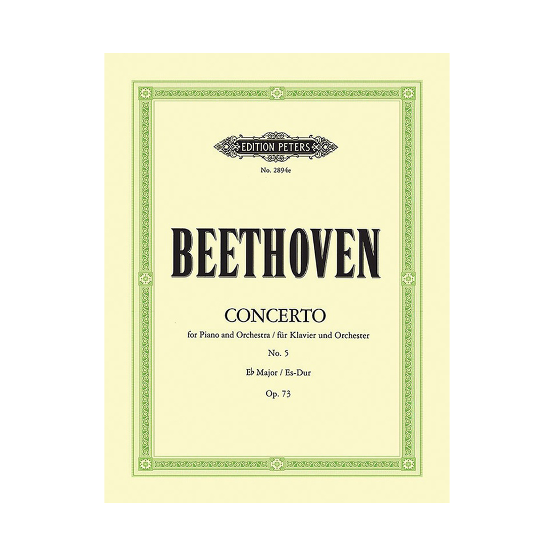 Piano Concerto No. 5 in E Flat major Op. 73 'Emperor'