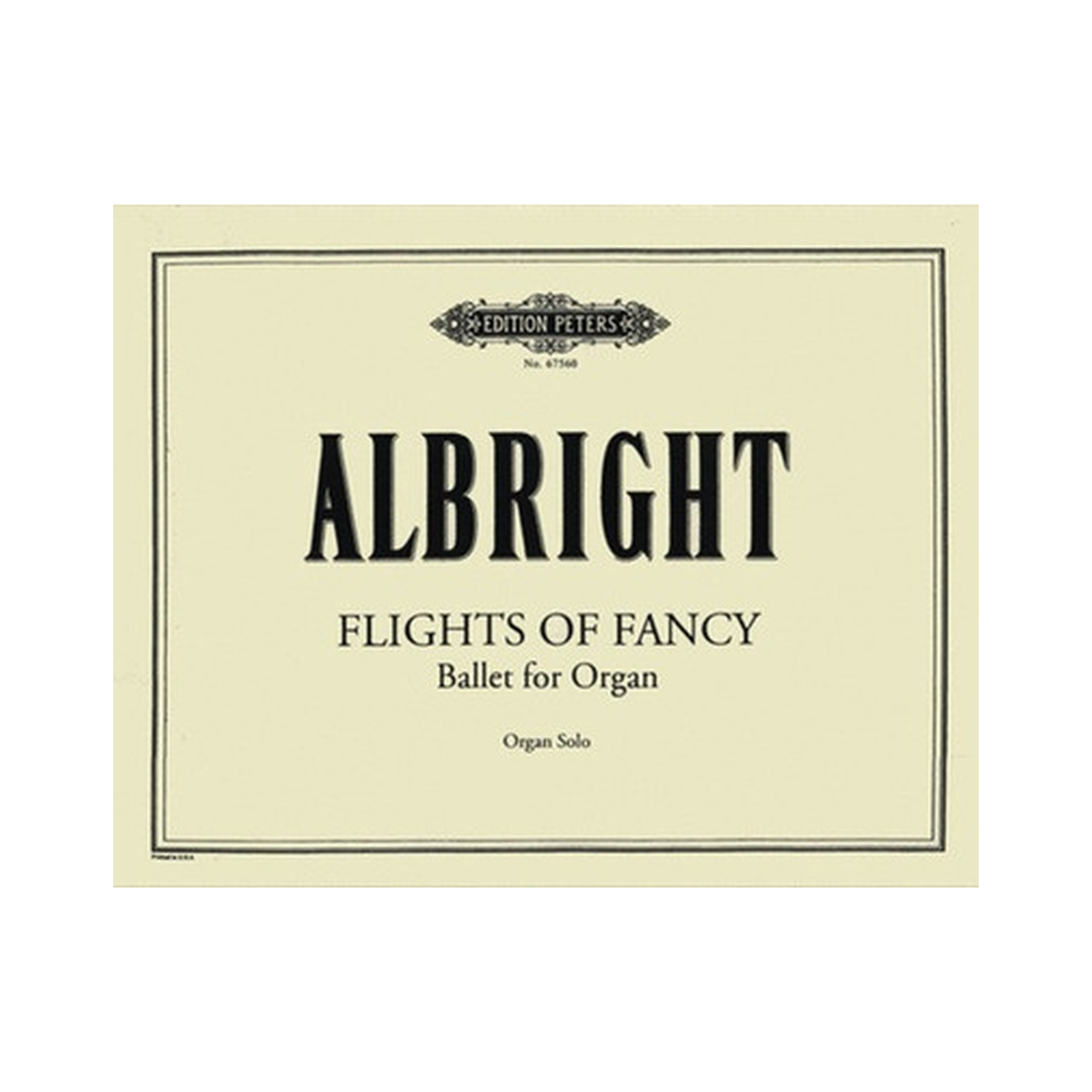 Flights Of Fancy Ballet For Organ