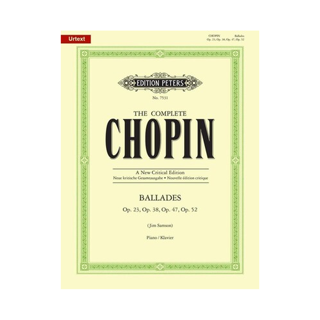 Ballades Op. 23, 38, 47, 52
