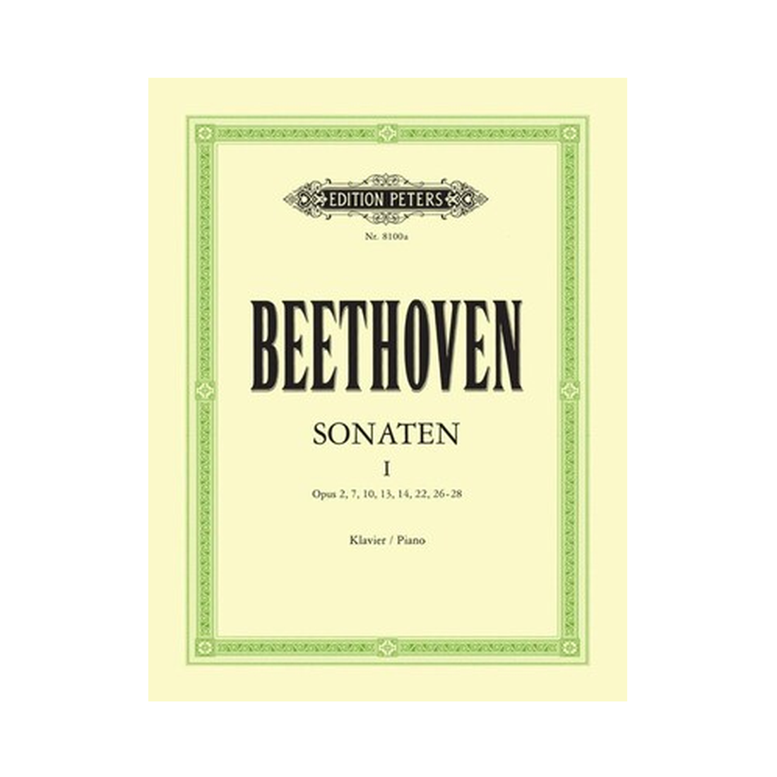 Sonate di Beethoven Volume 1 Ed Arrau Urtext Book 