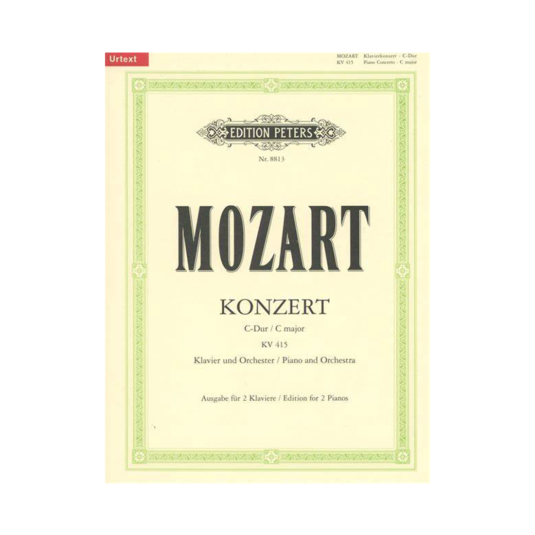 Concerto No. 13 in C major K 415