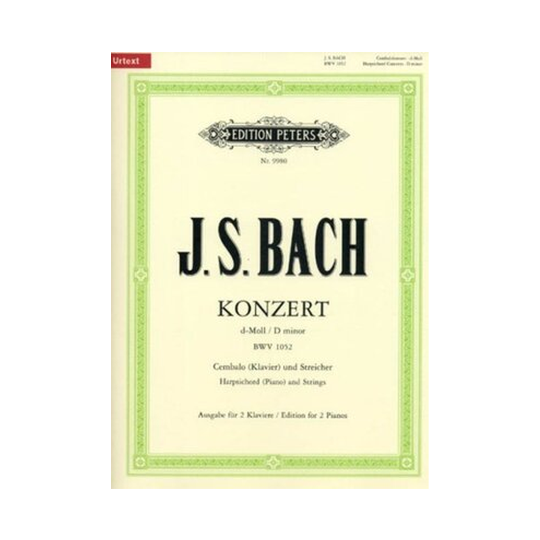 Concerto No. 1 BWV 1052 D Min