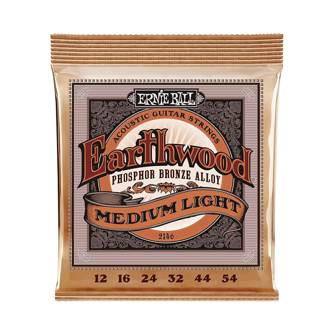 Ernie Ball Bronze M/lite 12-54 Acoustic Strings