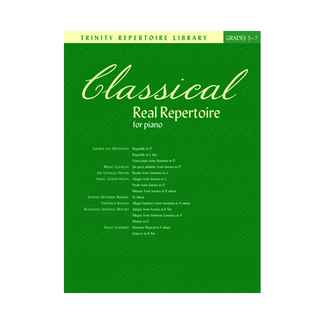 Classical Real Repertoire for Piano