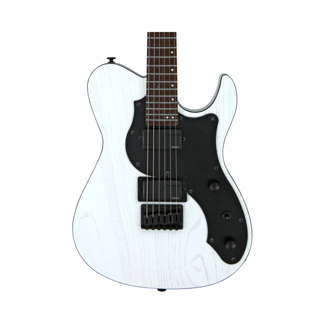 FGN JIL2ASHDE664R/OPW Chitarra elettrica bianca a poro aperto con custodia morbida 
