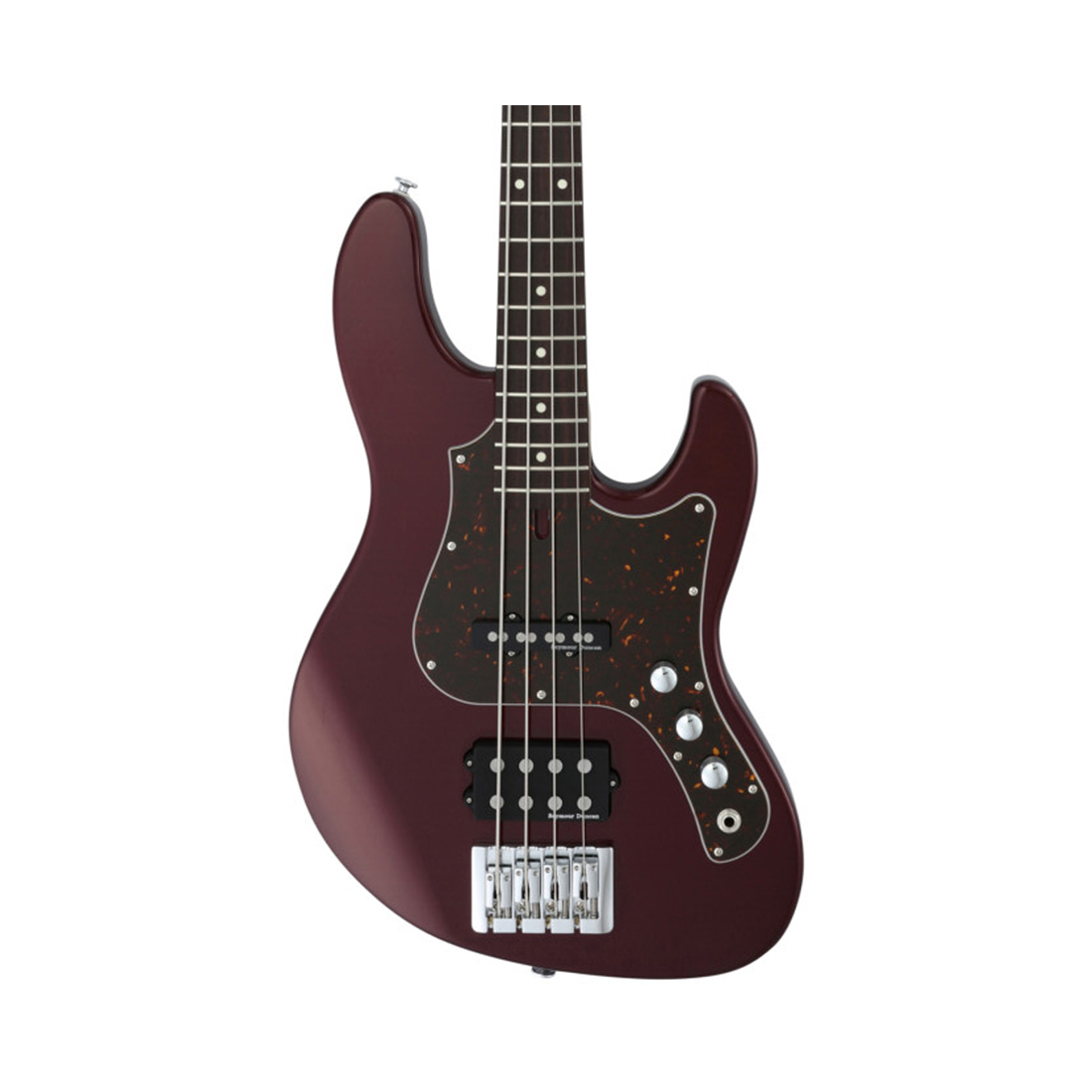 FGN JMJ2ALR/AZM J-Standard Mighty Jazz Azuki Metallic Basso Elettrico con Custodia Morbida