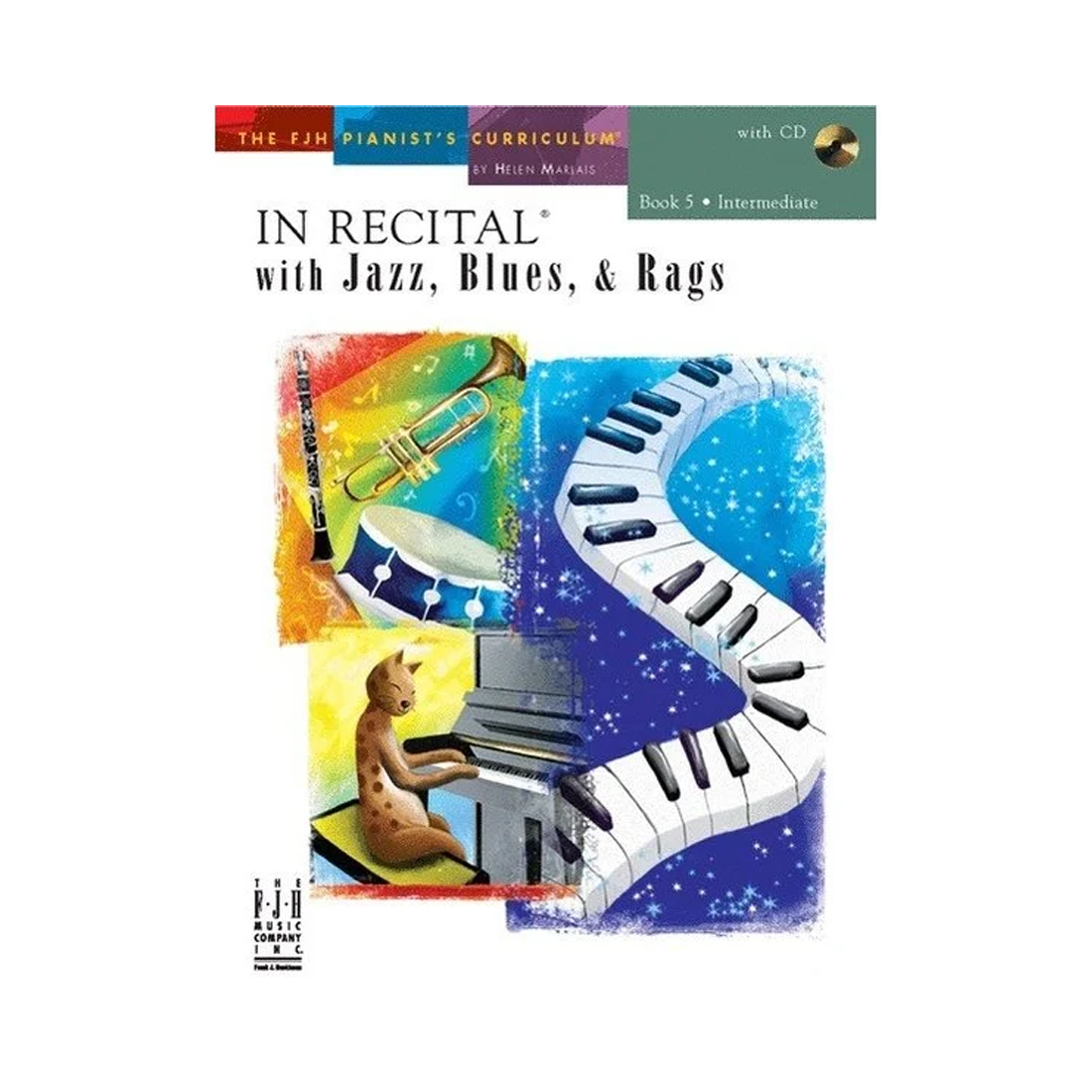 In Recital with Jazz, Blues, & Rags Book 5