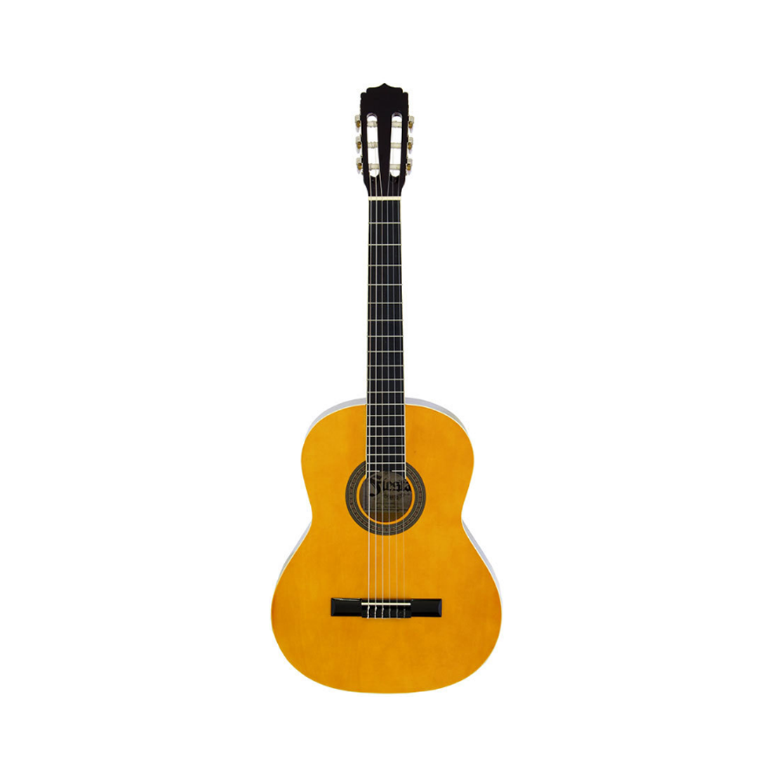 Pacchetto chitarra classica con corde in nylon Aria Fiesta 3/4 in naturale, include custodia, accordatore e DVD didattico