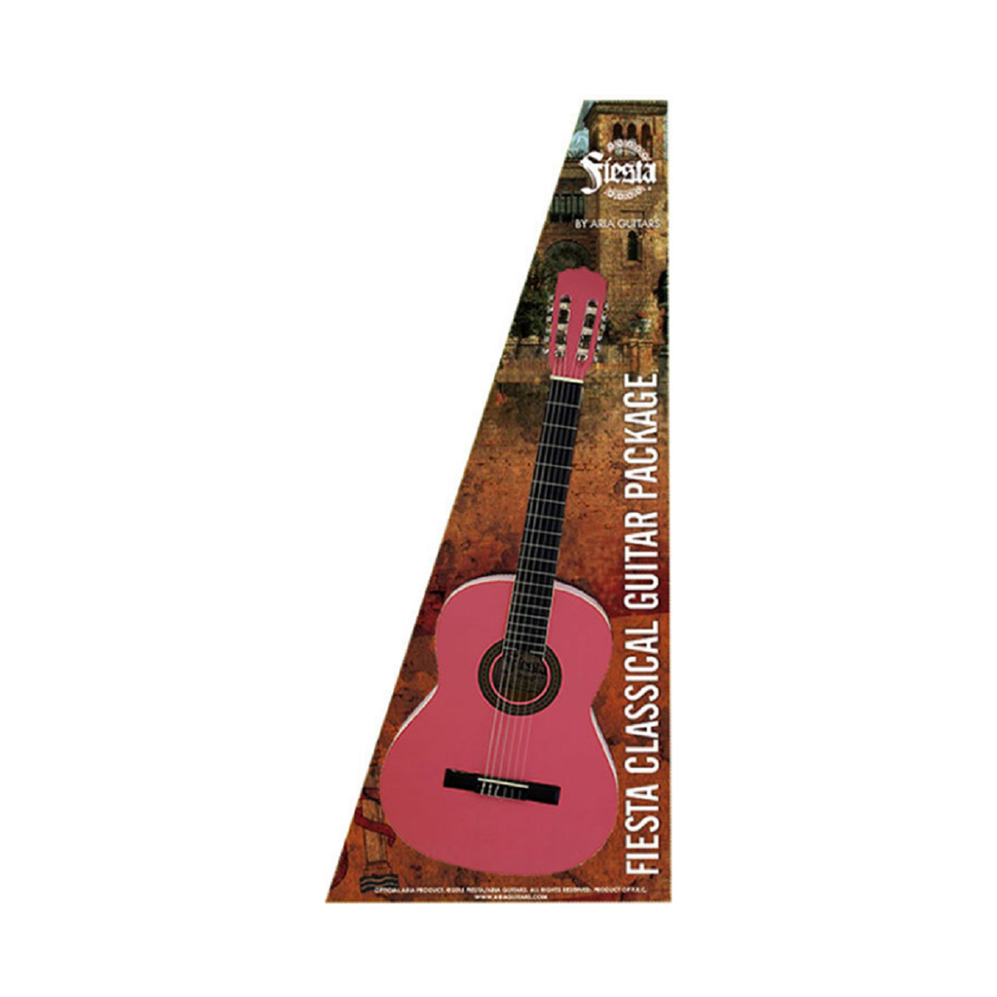 Fiesta 3/4 Size Classical Guitar Package Pink